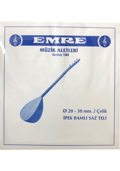 Emre 0.20 Mm Çelik Takım Tel Uzun Sap Bağlama Teli 020