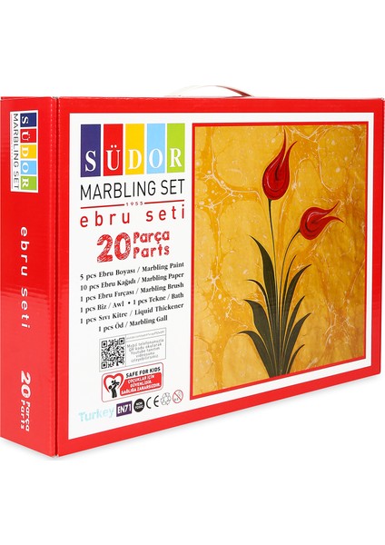 Ebru Boyası Setı A4 Sd85A4