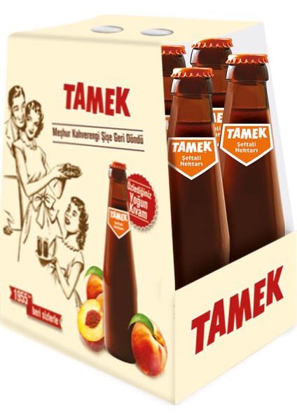 Efsane Şişe Şeftali Nektarı 200 ml x 6