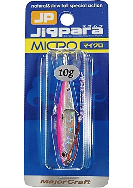 MAJOR CRAFT JIGPARA MICRO 10G #18 GLOW PINK JIG YEM