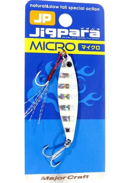 MAJOR CRAFT JIGPARA MICRO 15GR #7 ZEBRA GLOW JIG YEM