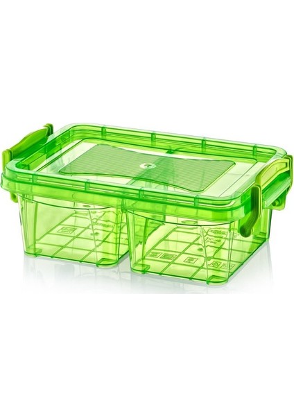 Hıde Box Bölmeli Saklama Kabı 0.5 Lt. ( 3 Adet ) Sa-347