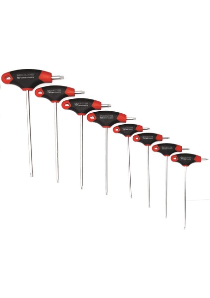 T Tipi Torx Allen Anahtar Takımı (8 Parça, Mm)