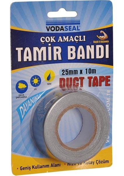 Duct Tape - Tamir Bandı 50Mm X 50M Gri