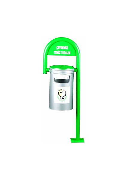 Baston Tipi Dış Mekan Kül Tablası Çöp Kovası Kutusu Kovası