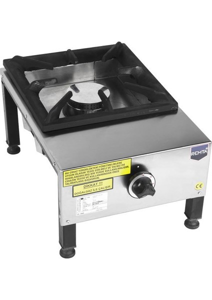 Tüplü Lokanta Ocağı Tekli Set Üstü Ce Belgeli Sanayi Tipi