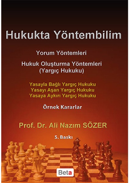 Hukukta Yöntembilim - Ali Nazım Sözer