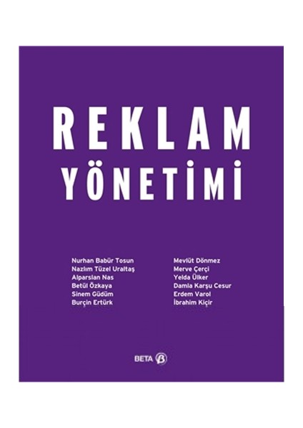 Reklam Yönetimi - Nurhan Babür Tosun - Nazlım Tüzel Uraltaş