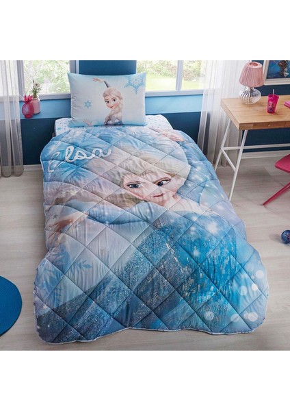 Disney Frozen Yorgan Seti Yastık Hediyeli
