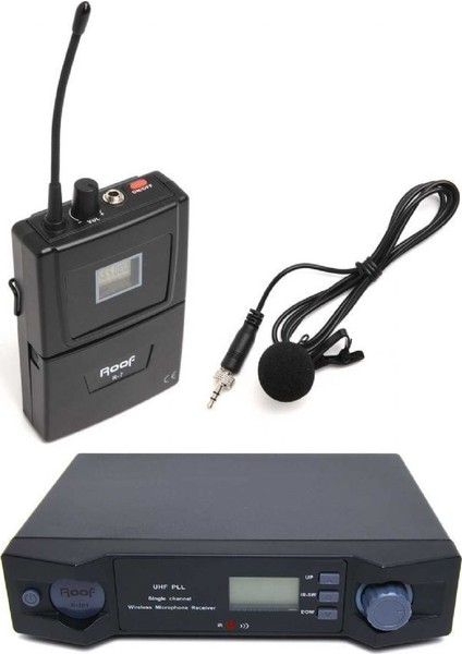 R-201 (Yaka) Tek Kanal Uhf Yaka Tipi Telsiz Mikrofon