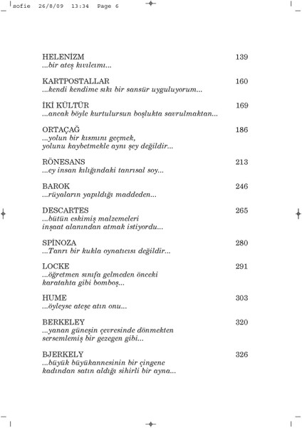 Sofie'nin Dünyası - Jostein Gaarder