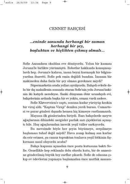 Sofie'nin Dünyası - Jostein Gaarder