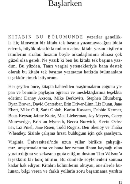 Mutluluk Beyinde Başlar - Daniel Gilbert