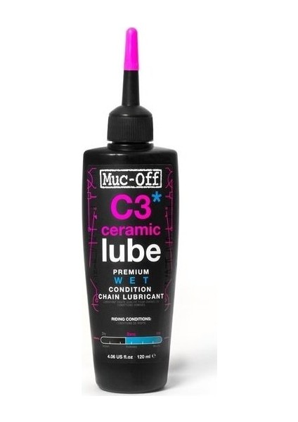 C3 Wet Ceramic Lube 120ml Zincir Yağı