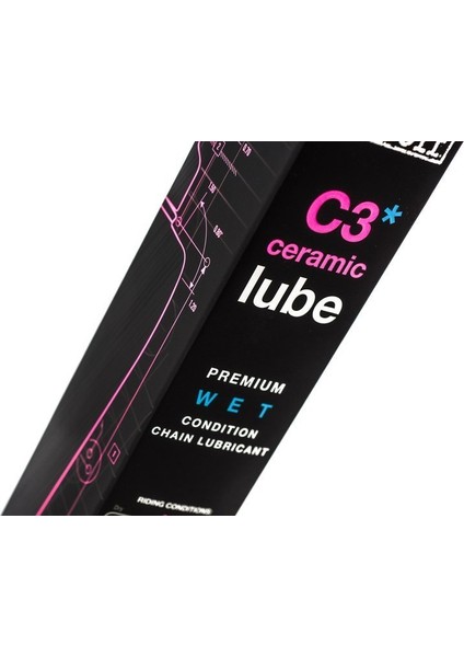 C3 Wet Ceramic Lube 120ml Zincir Yağı