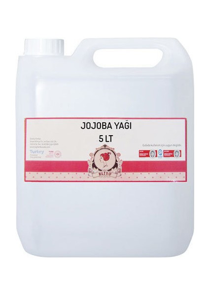 Jojoba Yağı (Soğuk Sıkım) - 5 lt