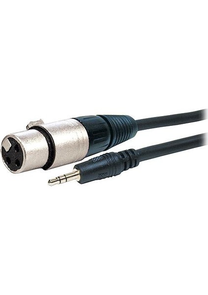 stereo 3.5 mm to xlr dişi mikrofon kablosu 3 metre