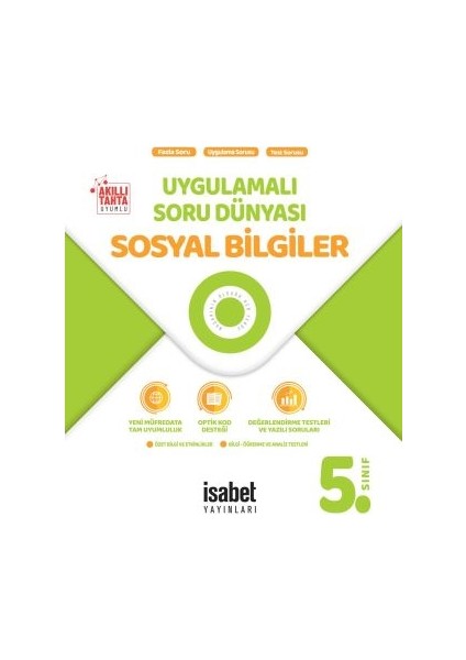 İsabet Yayınları 5. Sınıf Sosyal Bilgiler Uygulamalı Soru Dünyası