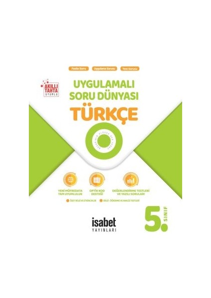 İsabet Yayınları 5. Sınıf Türkçe Uygulamalı Soru Dünyası