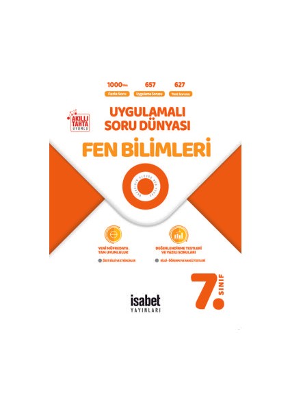 İsabet Yayınları 6. Sınıf Fen Bilimleri Uygulamalı Soru Dünyası