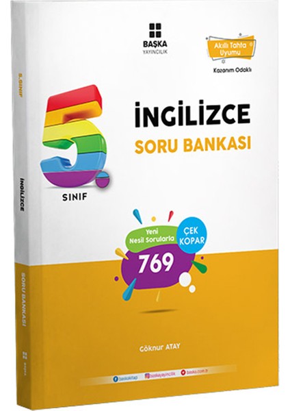 5.Sınıf İngilizce Soru Bankası