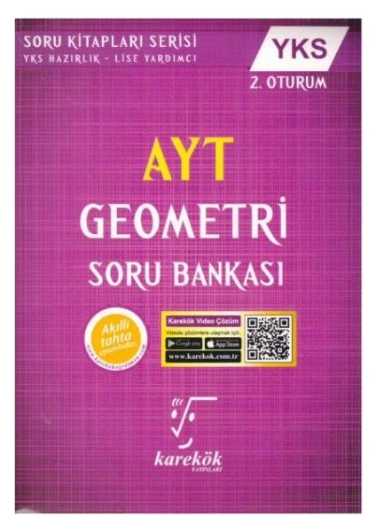 Karekök Yayıncılık AYT Geometri Soru Bankası(2.Oturum)