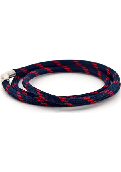 Lacivert Kırmızı Paracord Üç Sıra Sarma Erkek Bileklik Bt545 fiyatları