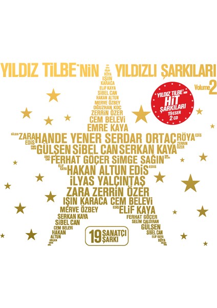 Çeşitli Sanatçılar - Yıldız Tilbenin Yıldızlı Şarkıları Vol2 - Cd