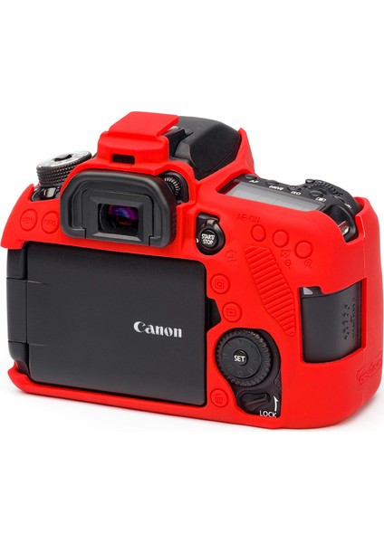 Canon 80D Silikon Kılıf ECC80DR (Kırmızı)