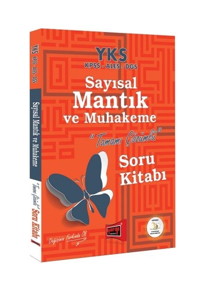 YKS KPSS ALES DGS Sayısal Mantık ve Muhakeme Tamamı Çözümlü Soru Kitabı