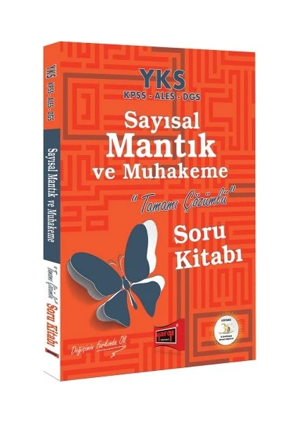 Yargı Yayınevi YKS KPSS ALES DGS Sayısal Mantık ve Muhakeme Tamamı Çözümlü Soru Kitabı