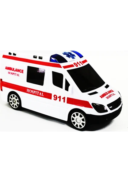 Ambulans Sesli Komple Işıklı Yerde Kendisi Gider 360 Dönebilme Özelliği