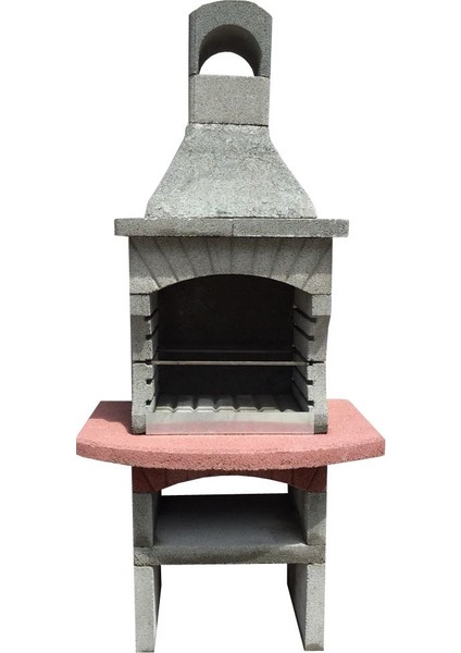 Bims Beton Barbekü 75'lik Davlumbazlı Model