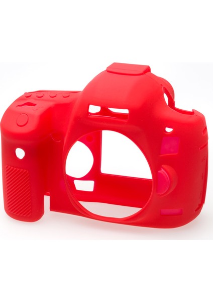 Canon 5Ds Silikon Kılıf + Ekran Koruyucu ( Kırmızı ) modelleri