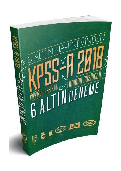 2018 KPSS - A Fasikül Fasikül Tamamı Çözümlü 6 Altın Deneme