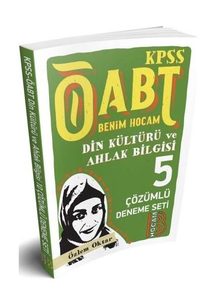 2018 ÖABT Din Kültürü Ve Ahlak Bilgisi Öğretmenliği Tamamı Çözümlü 5 Deneme Sınavı