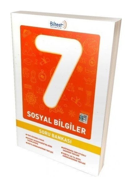 Biltest 7. Sınıf Sosyal Bilgiler Soru Bankası 2019 Müfredat