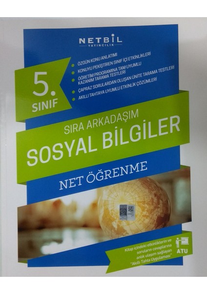 Netbil 5.Sınıf Sosyal Bilgiler Sıra Arkadaşım Net Öğrenme 2019 Yeni Müfredat