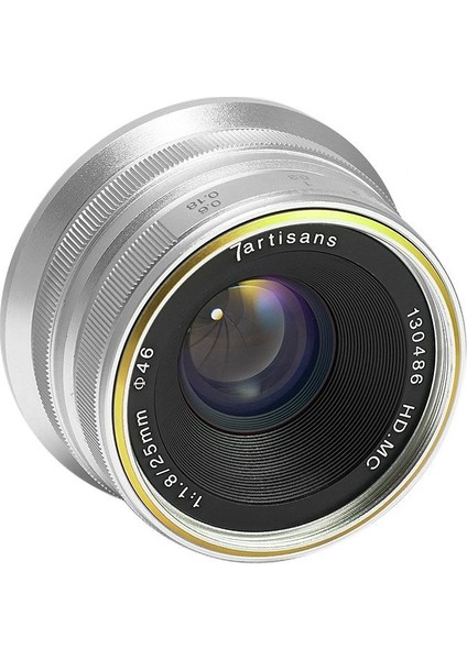 Objektif 7Artisans 25mm F1.8 Manual Focus Prime Fixed Lens