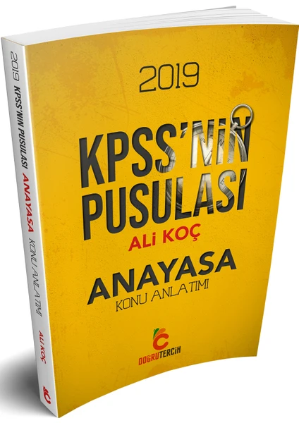 Doğru Tercih Yayınları 2019 KPSS'NİN Pusulası Anayasa Konu Anlatımı