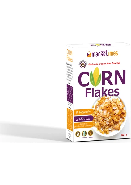 Corn Flakes Yerli Üretim Mısır Gevreği Glutensiz