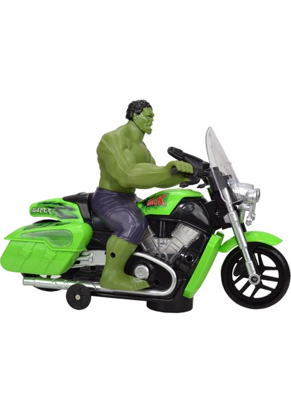 The Avengers Hulk Oyuncak Motosiklet Müzikli Işıklı