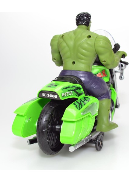 The Avengers Hulk Oyuncak Motosiklet Müzikli Işıklı