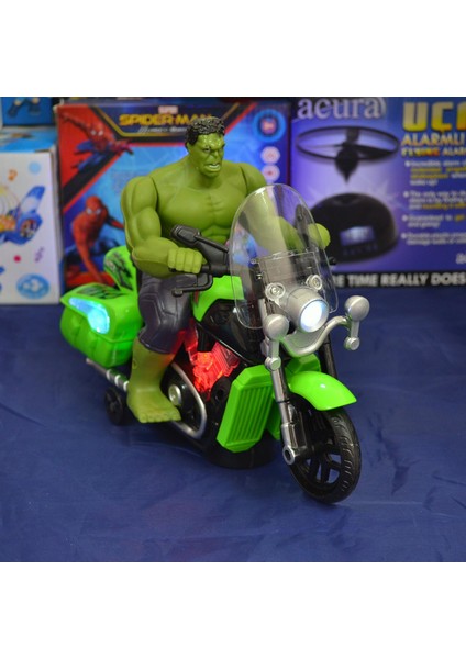 The Avengers Hulk Oyuncak Motosiklet Müzikli Işıklı