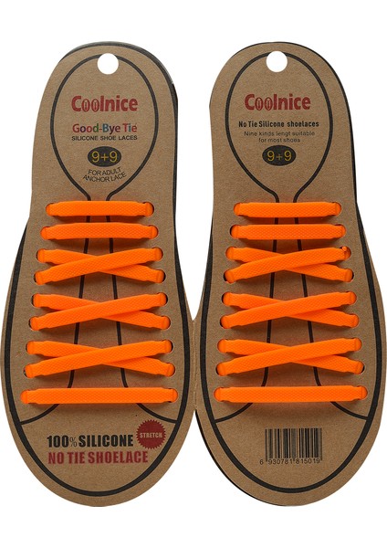 Coolnıce Bağlanmayan Silikon Bağcık-Yetişkin Boy