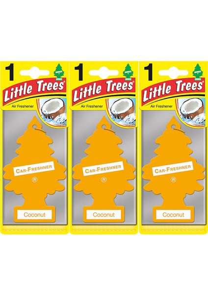 Car Freshener Hindistan Cevizi Kağıt Araba Kokusu 3 adet