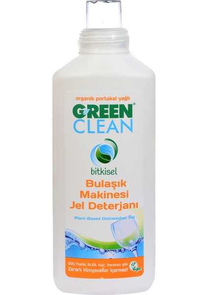 U Green Clean Bitkisel Bulaşık Makinesi Jel Deterjanı 1000 ml