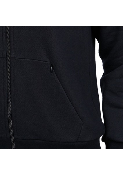 18N-2104 Siyah Kadın Fermuarlı Kapüşonlu Sweatshirt fırsatları