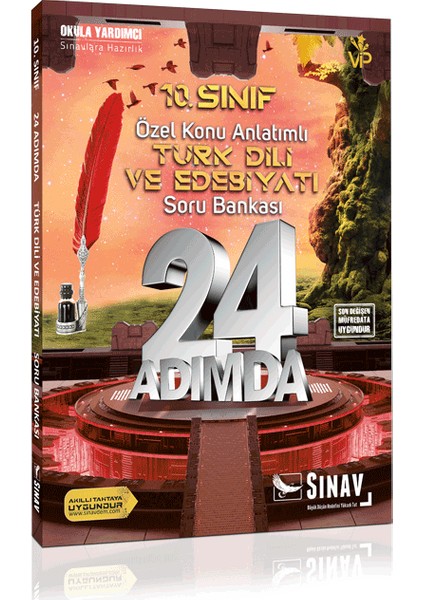 10. Sınıf Türk Dili ve Edebiyatı 24 Adımda Özel Konu Anlatımlı Soru Bankası