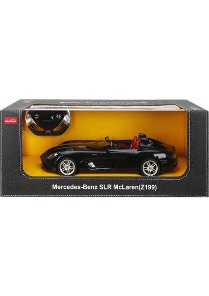 R/C 1/12 Uzaktan Kumandalı Mercedes SLR Mclaren Z199 Işıklı Araba - Siyah